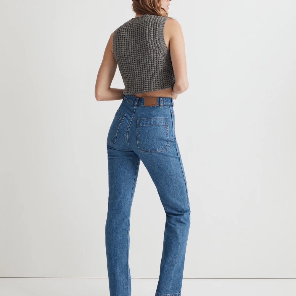 Madewell The '90s Straight Utility Jean in Fenwood Wash Size 29